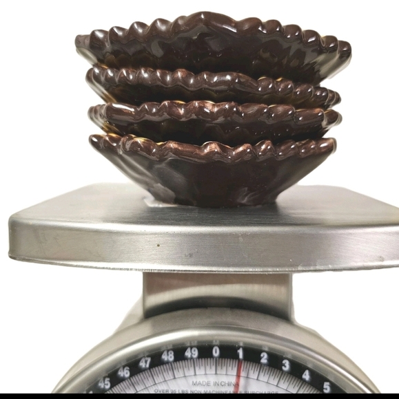 4 Clay Art Tuscan Yellow Sunflower Hand Painted Small Dipping Snack Plates - Picture 9 of 9